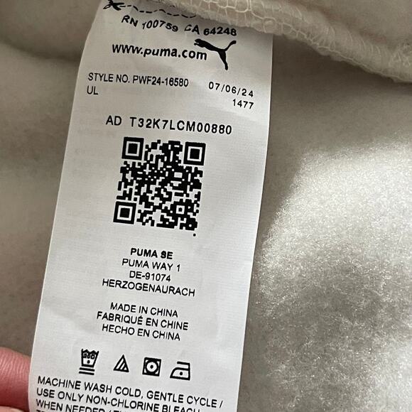 PUMA NWT Women's Sherpa Fleece Jacket with Woven Details Size Large - Picture 7 of 9